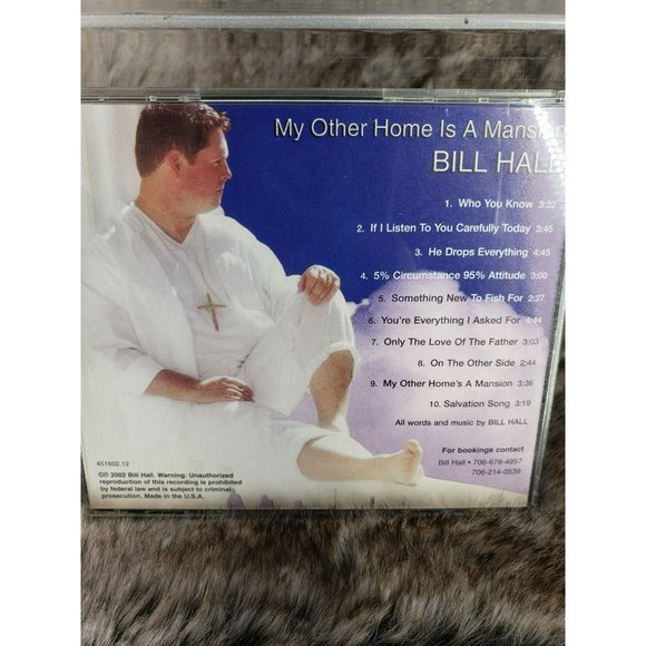 Bill Hall My Other Home is a Mansion Audio CD Music Autographed Signed - Picture 5 of 7